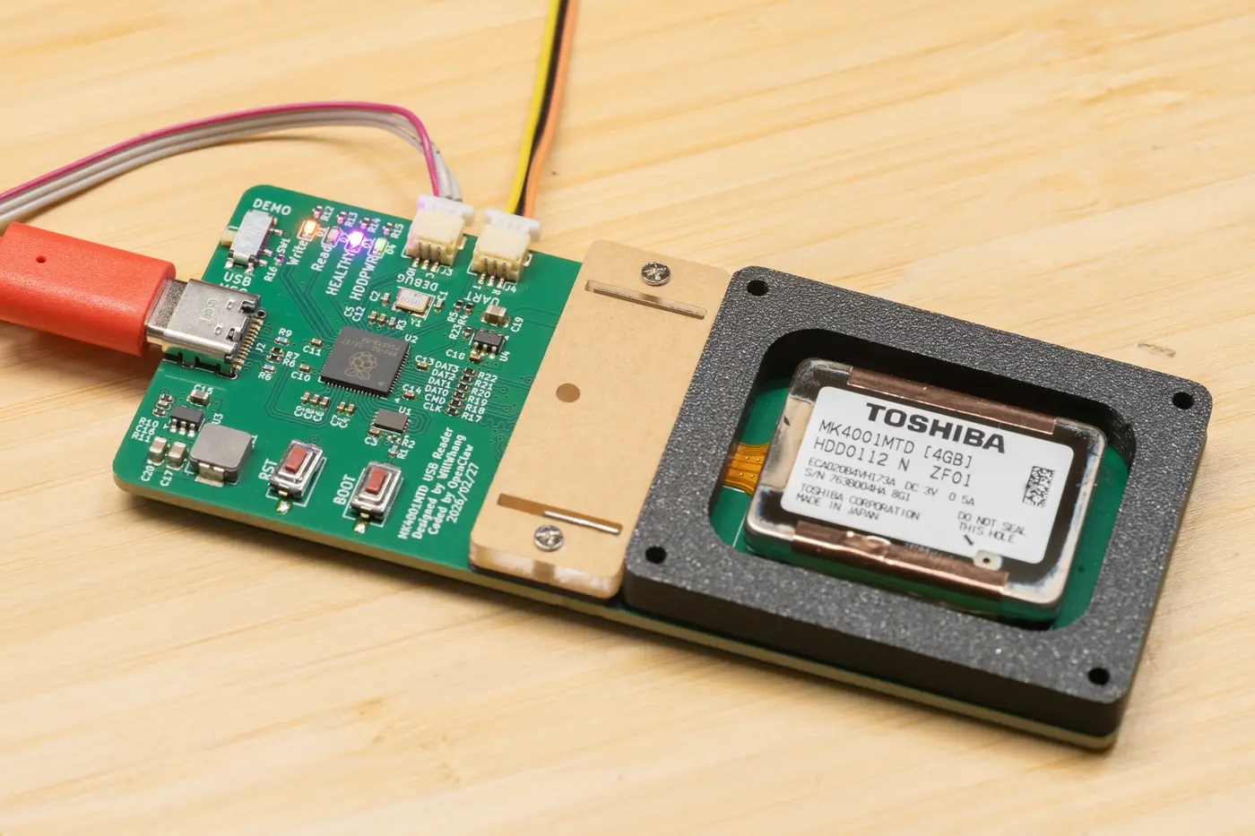 building a reader for the smallest hard drive