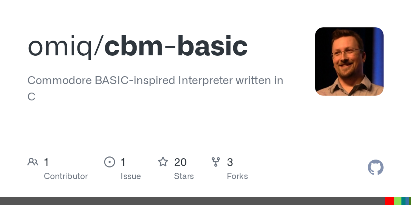 cbmbasic commodore basicstyle interpreter written in c
