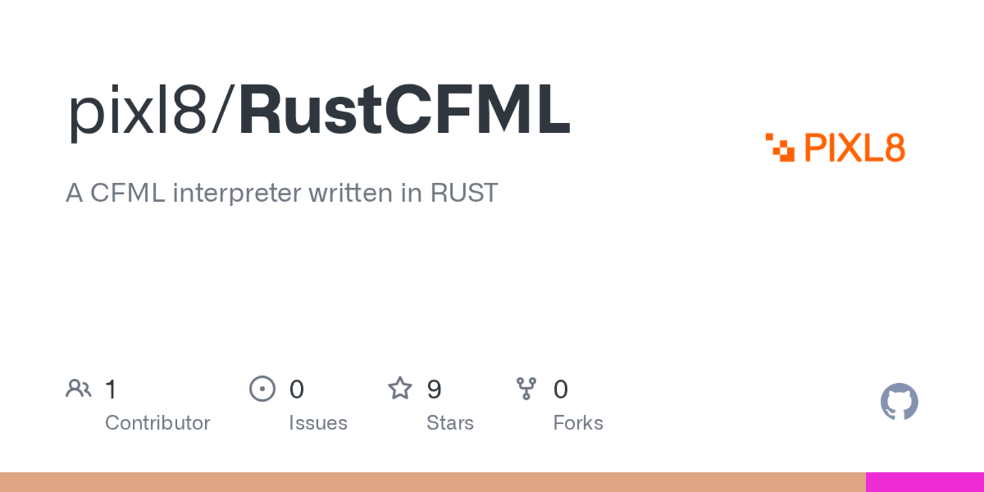 rustcfml a cfml interpreter written in rust