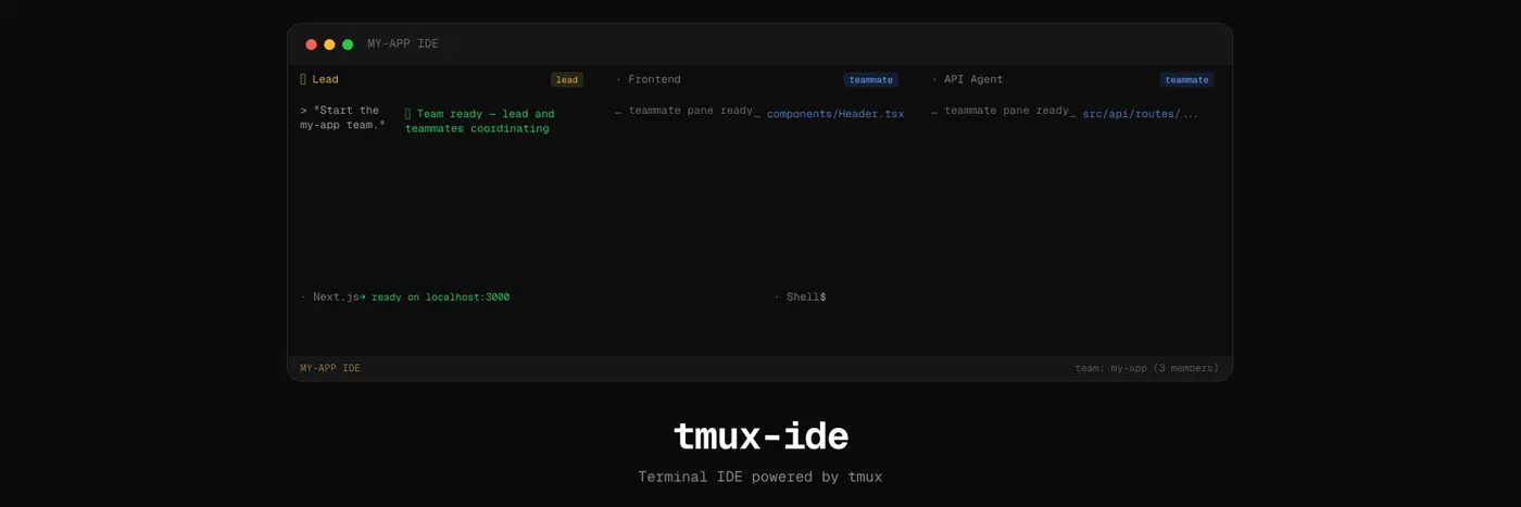 show hn tmuxide oss agentfirst terminal ide