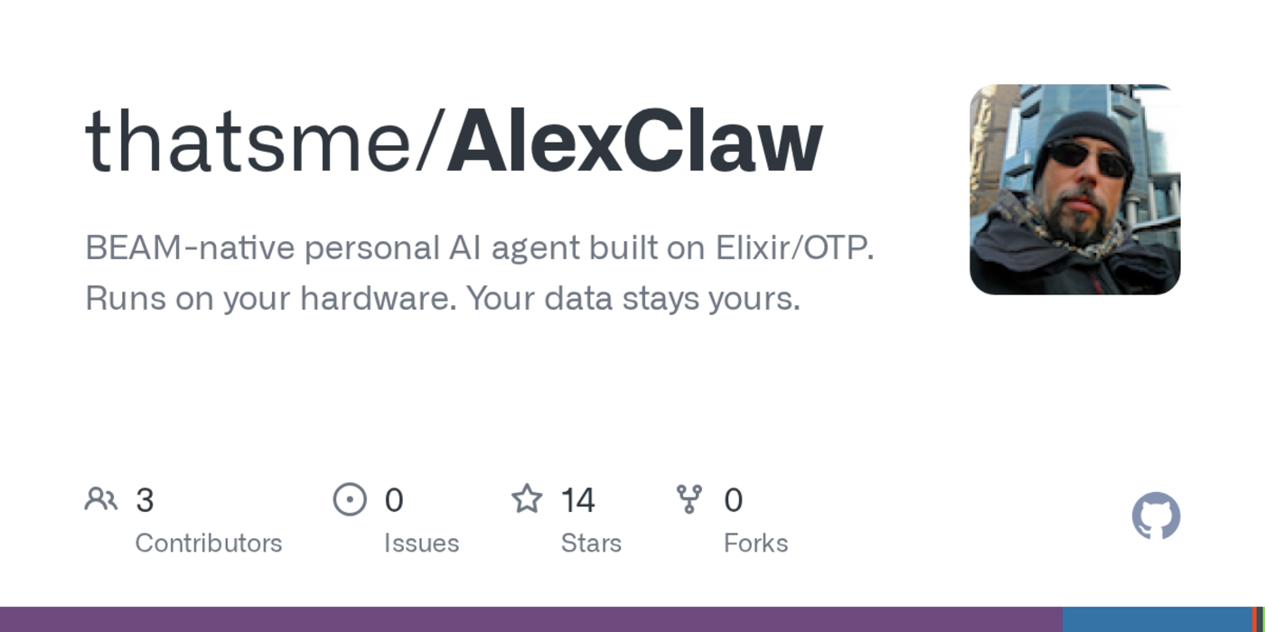 a beamnative personal autonomous ai agent built on elixirotp