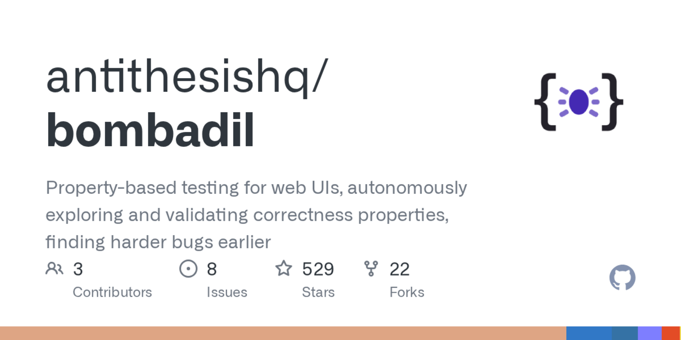 bombadil propertybased testing for web uis by antithesis