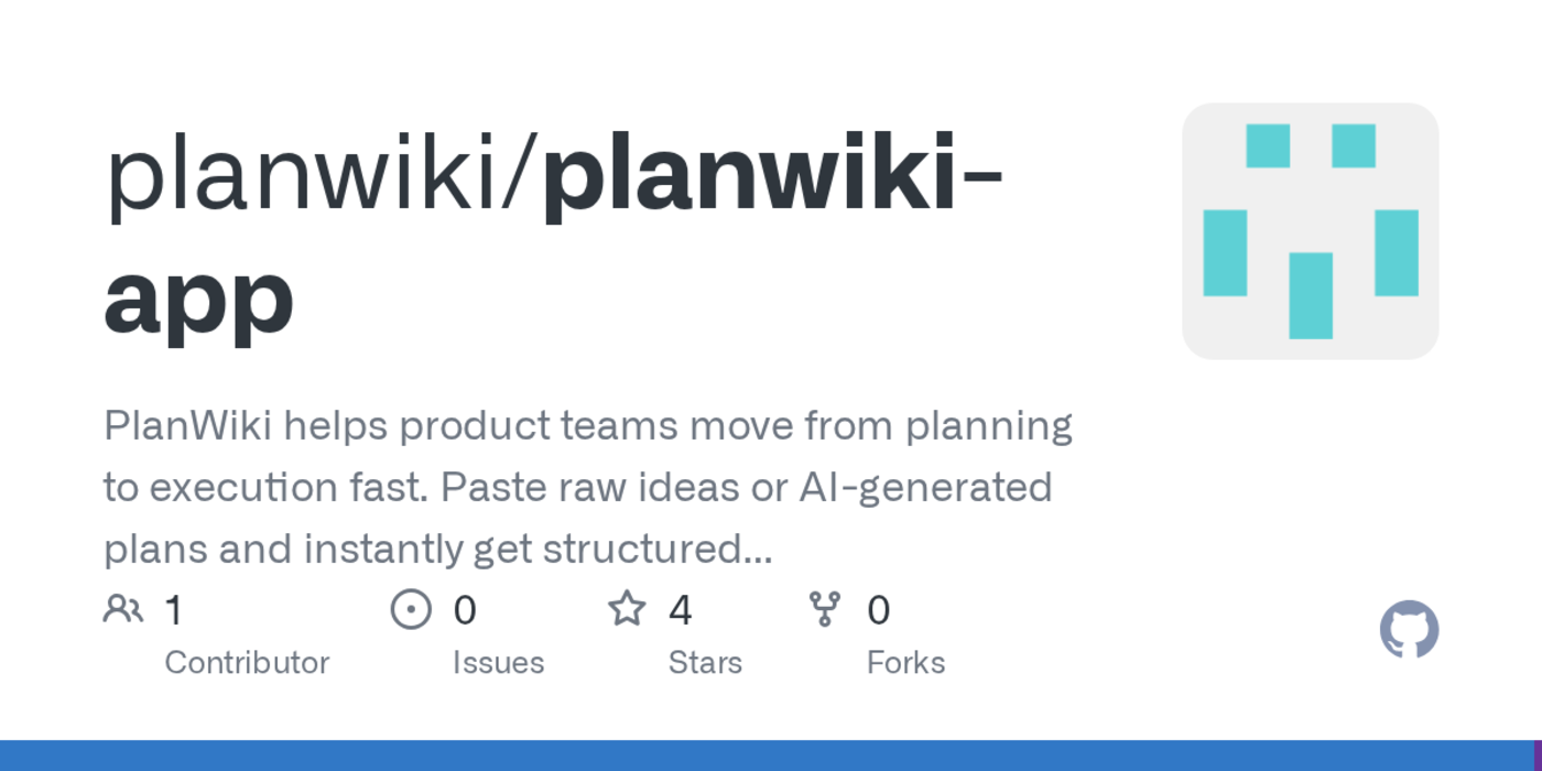 show hn planwiki opensource platform for product teams and agents to execute
