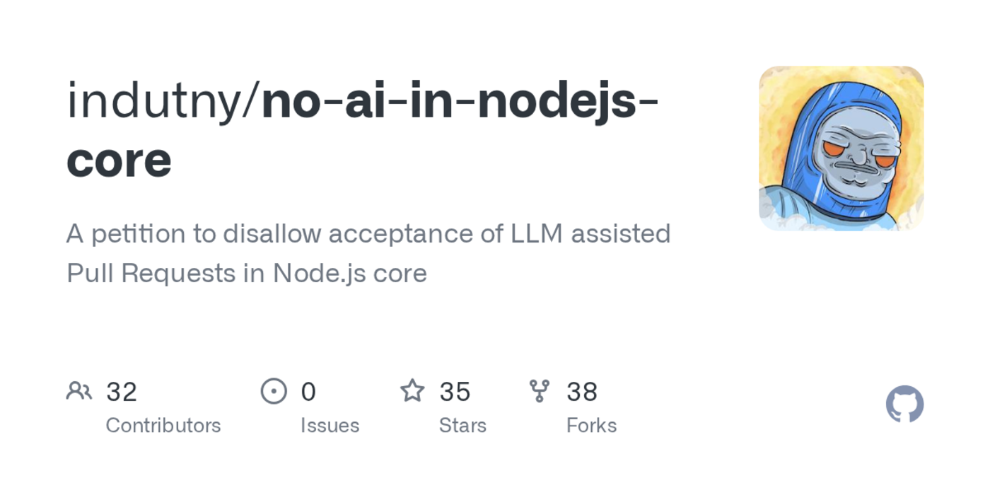 no ai in nodejs core