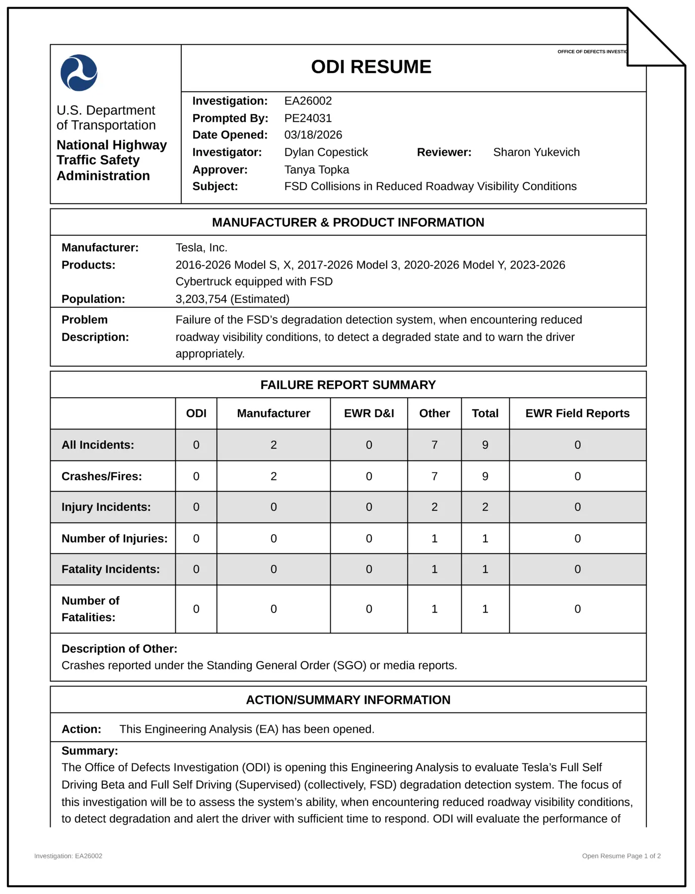 tesla failure of the fsdx27s degradation detection system pdf