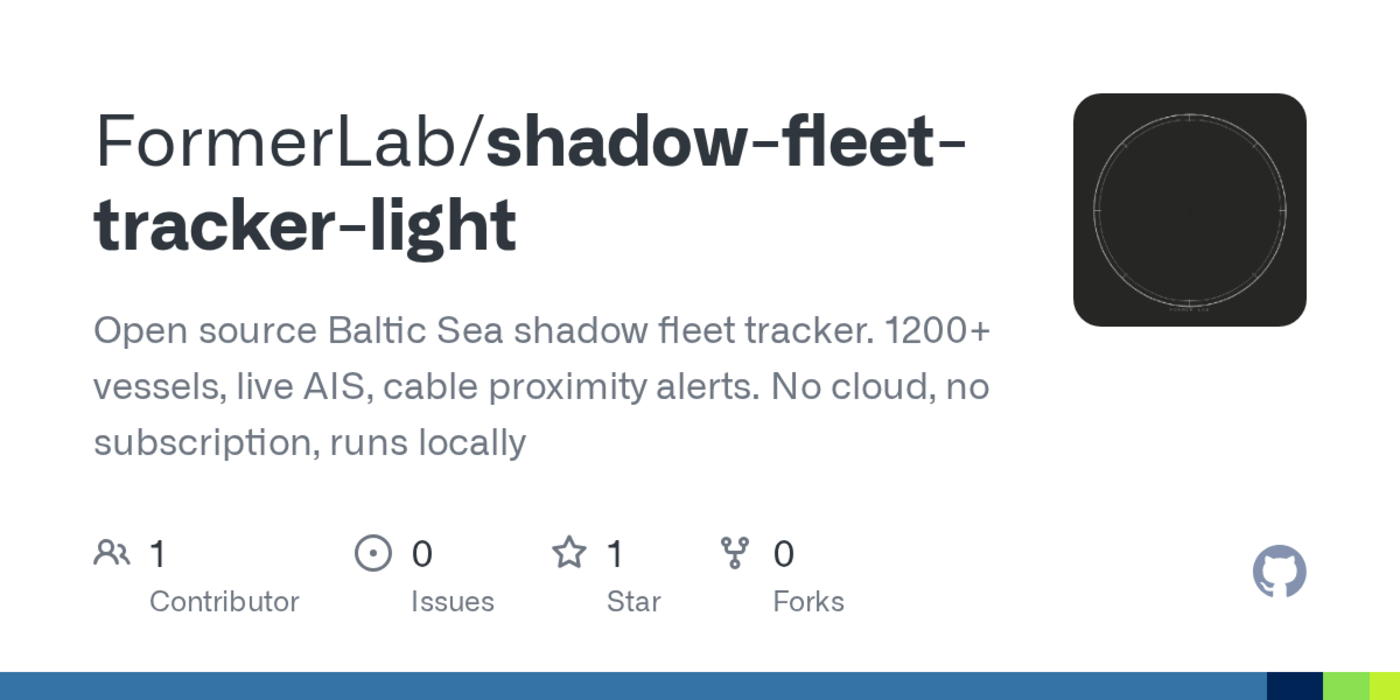 show hn baltic shadow fleet tracker live ais cable proximity alerts