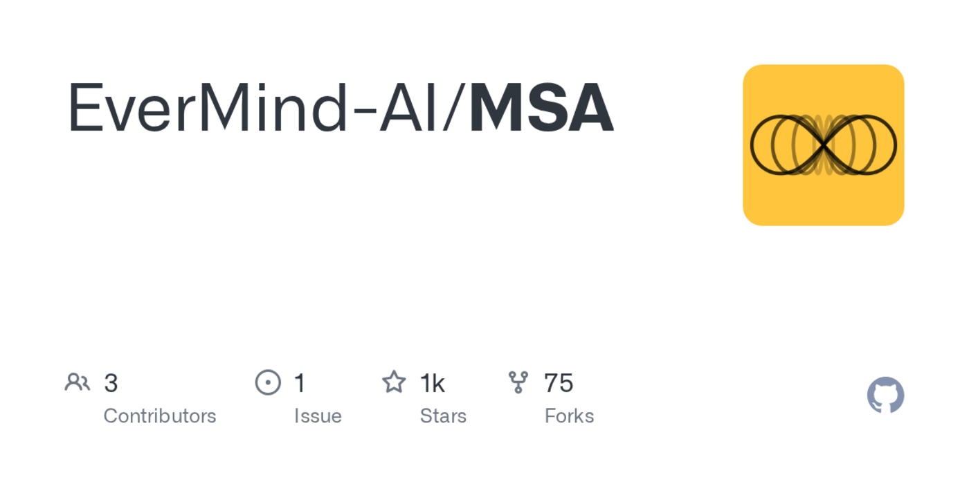 msa memory sparse attention