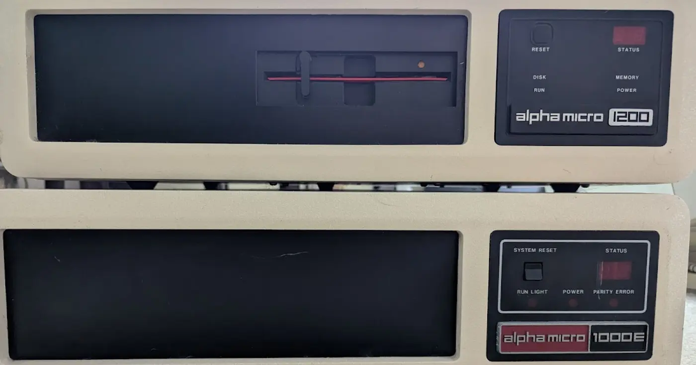 alpha micro am1000e and am1200