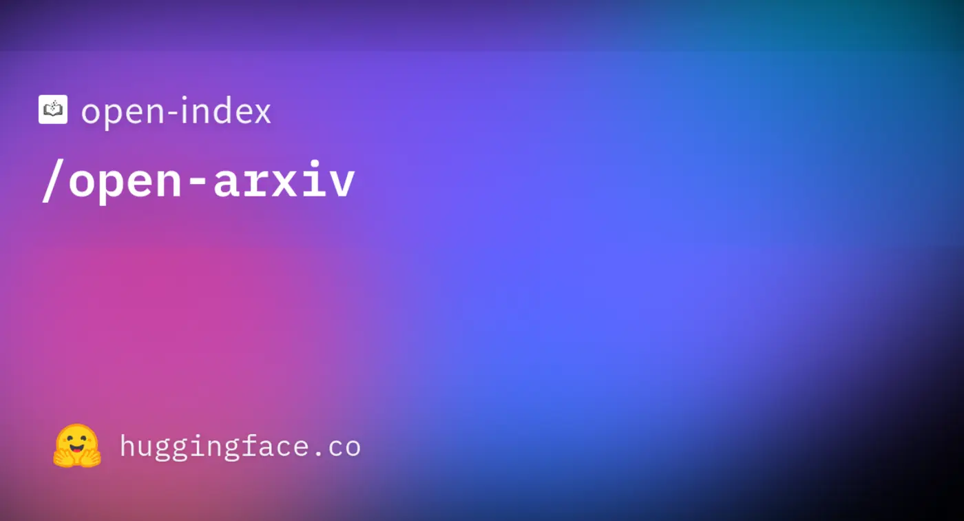 show hn arxiv metadata as parquet files 299m papers 144gb 417 files