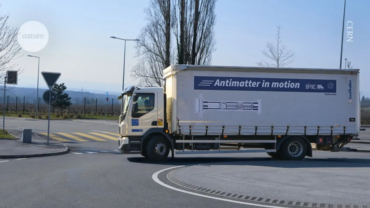antimatter has been transported for the first time