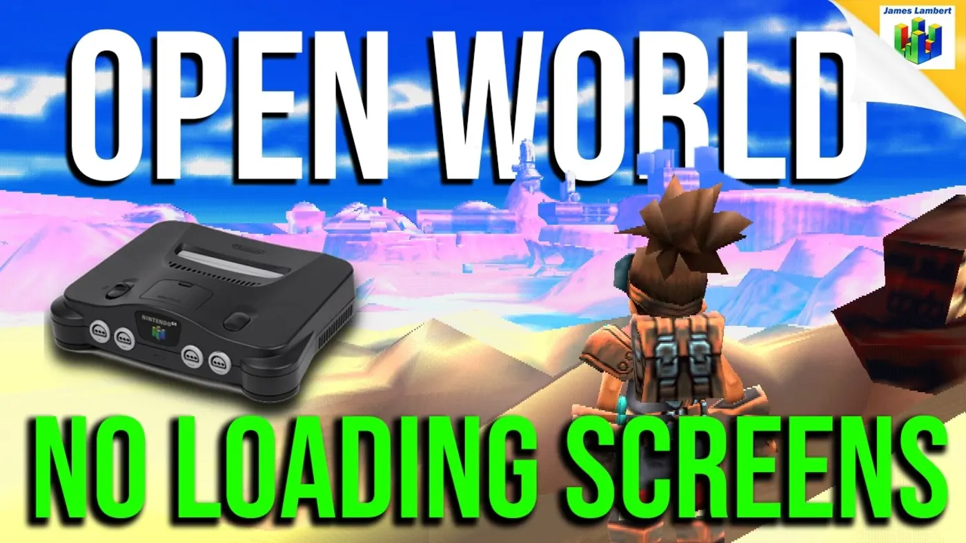 i built an openworld engine for the n64 video