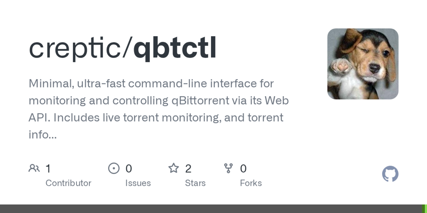 qbtctl 150 minimal scriptable cli for qbittorrent