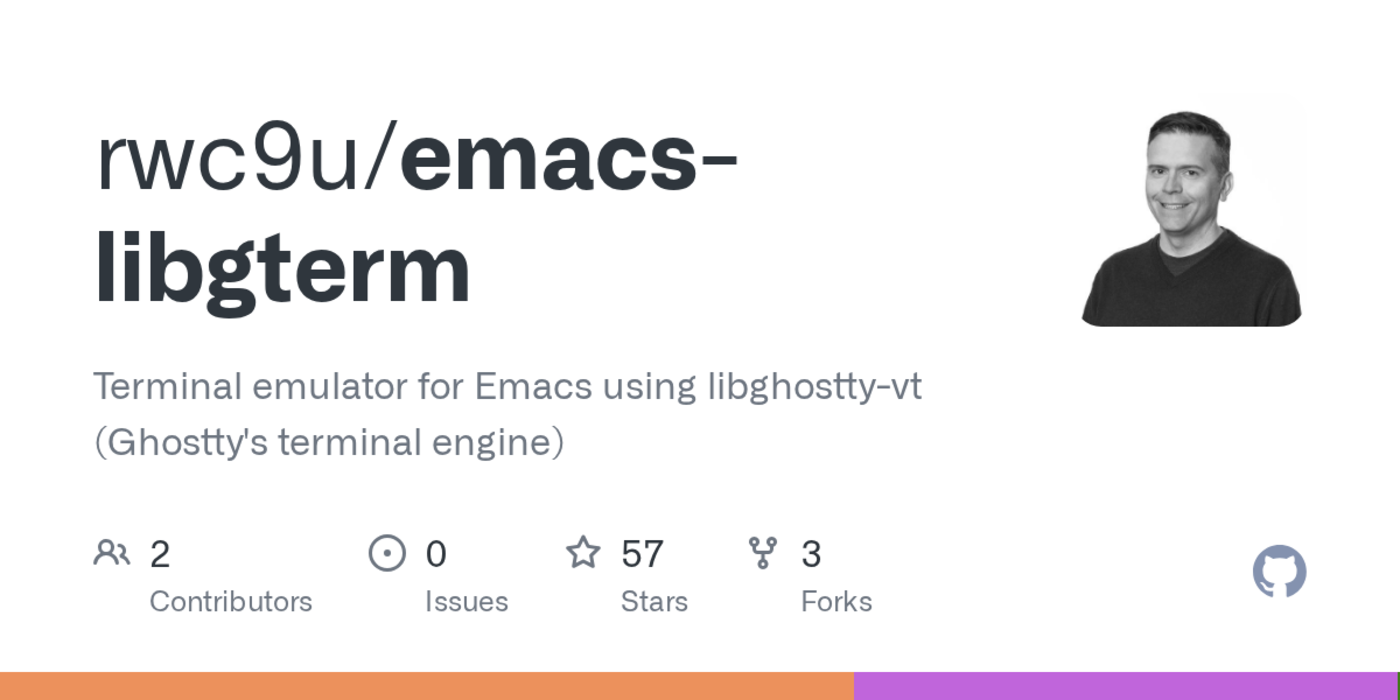 emacslibgterm terminal emulator for emacs using libghosttyvt
