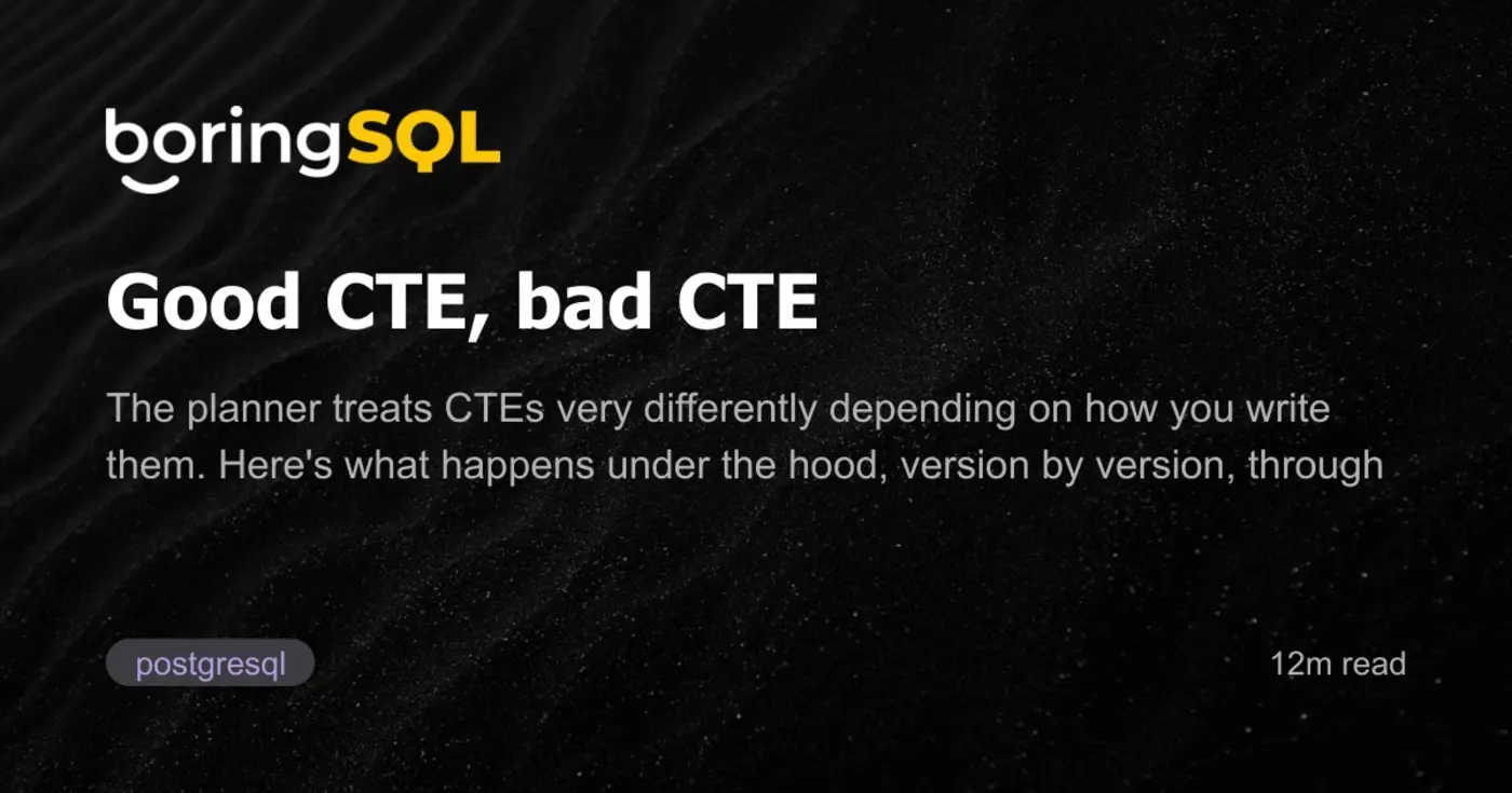 good cte bad cte