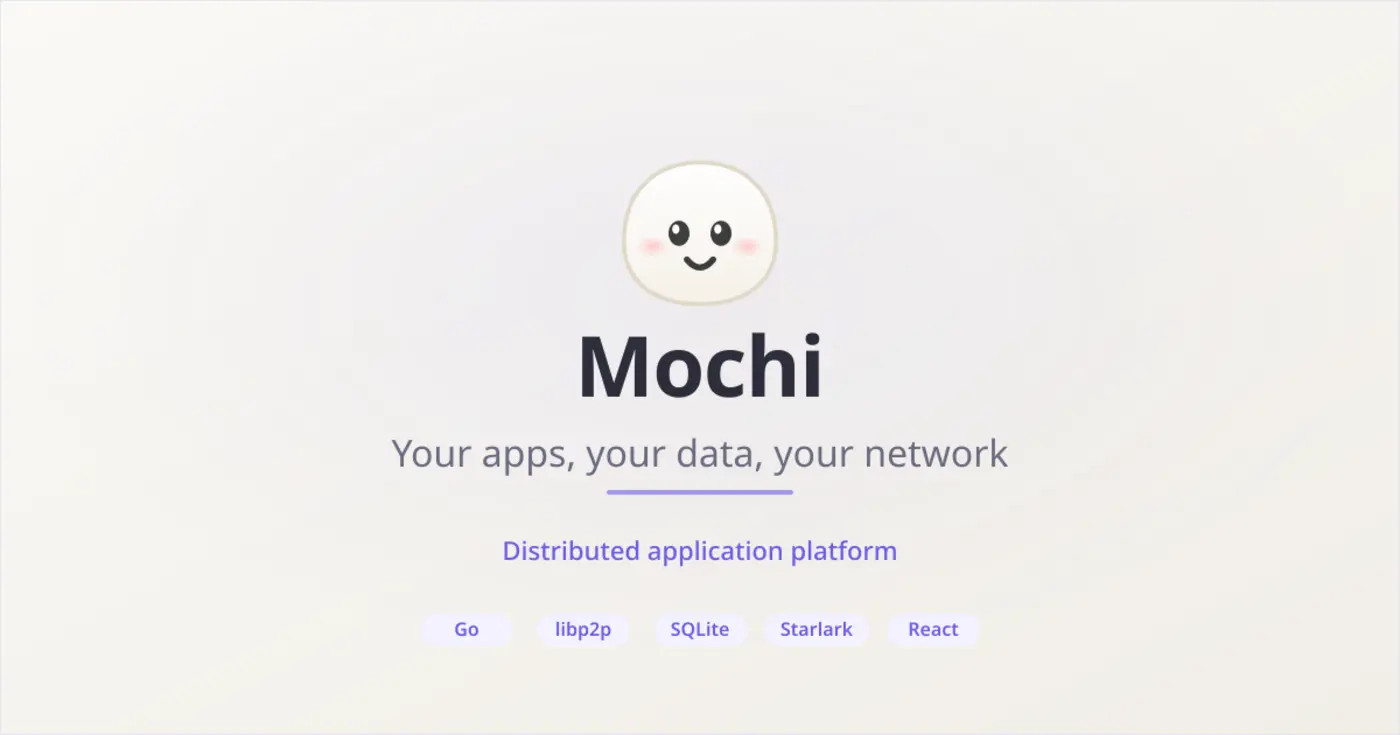 mochi 03 an open distributed multiuser app platform