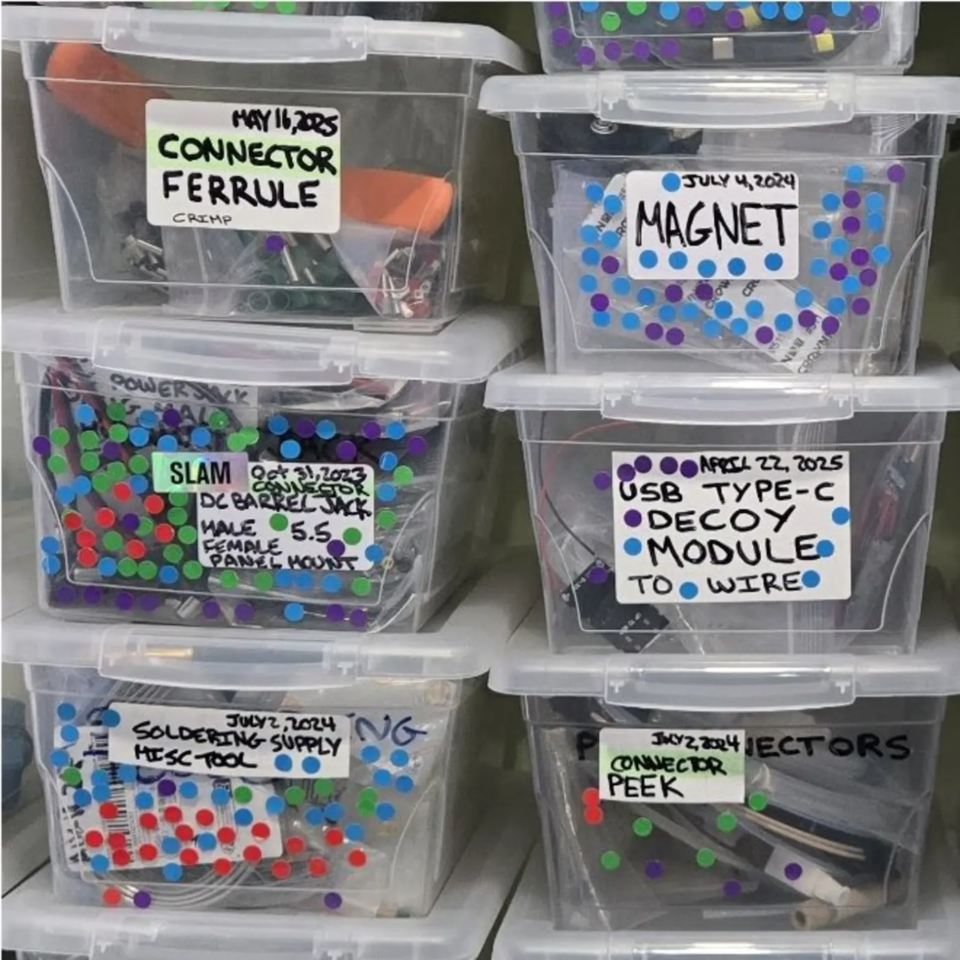 a dot a day keeps the clutter away