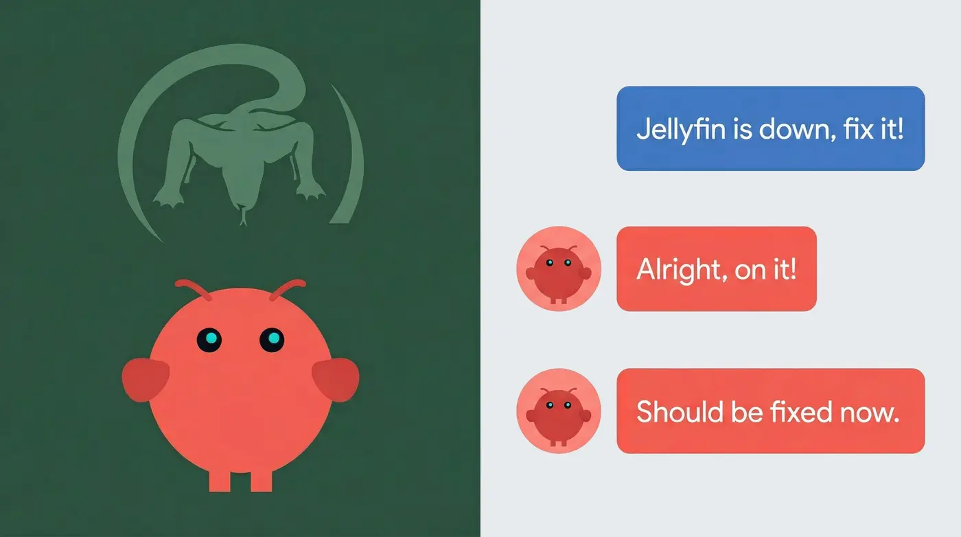 how i made my homelab fix itself using komodo and openclaw