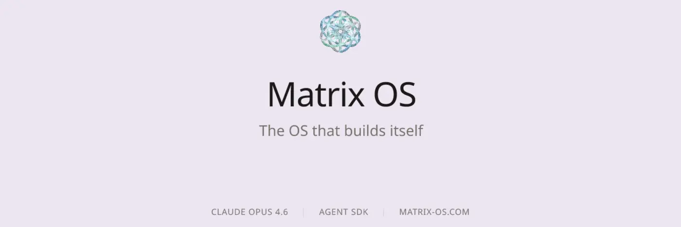show hn matrix os like lovable but for personal apps