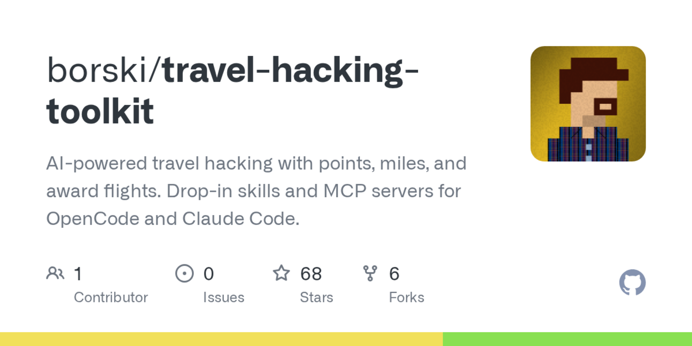 show hn travel hacking toolkit points search and trip planning with ai