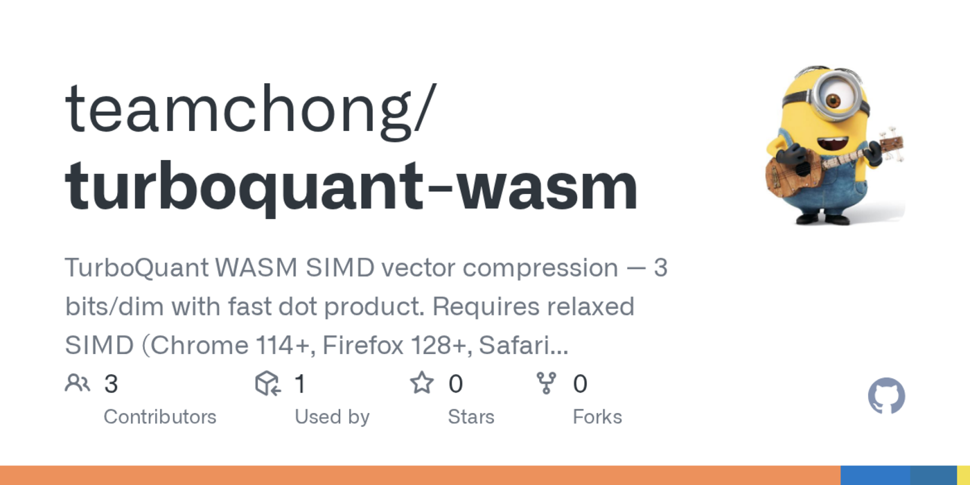 show hn turboquantwasm googlex27s vector quantization in the browser