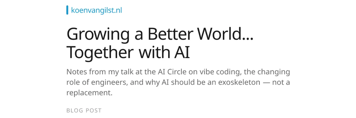 growing a better world together with ai