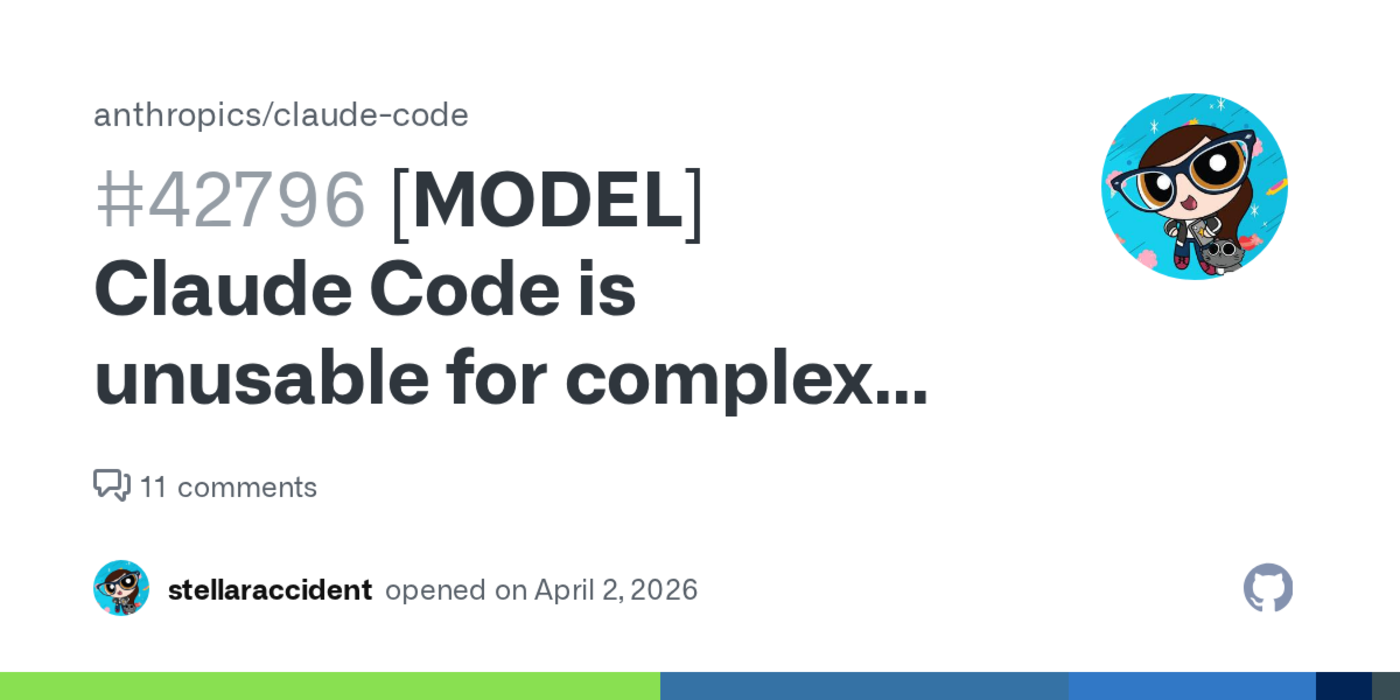 claude code is unusable for complex engineering tasks with the feb updates