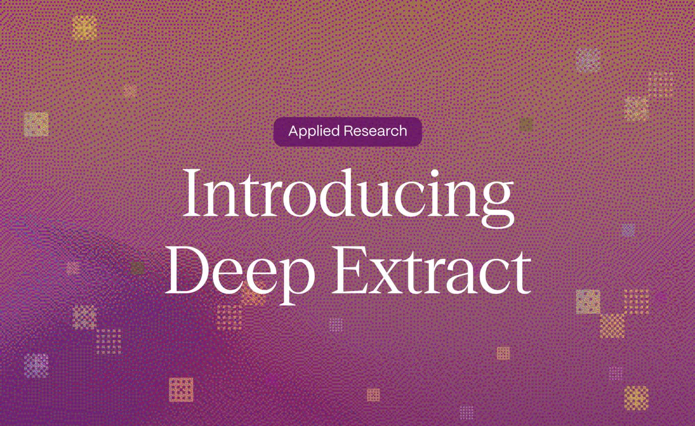 reducto releases deep extract