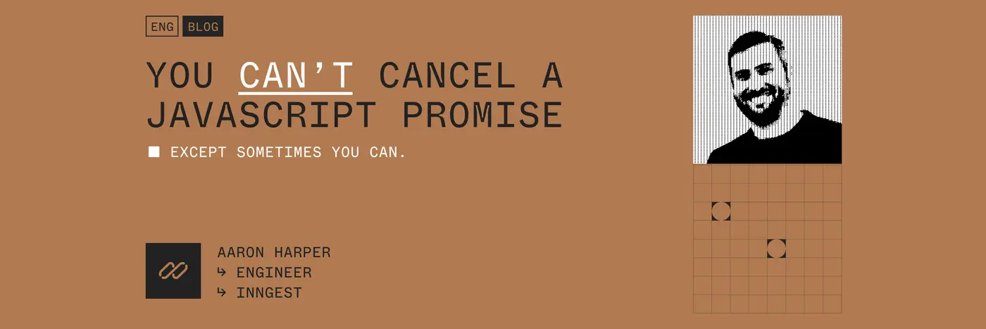 you canx27t cancel a javascript promise except sometimes you can