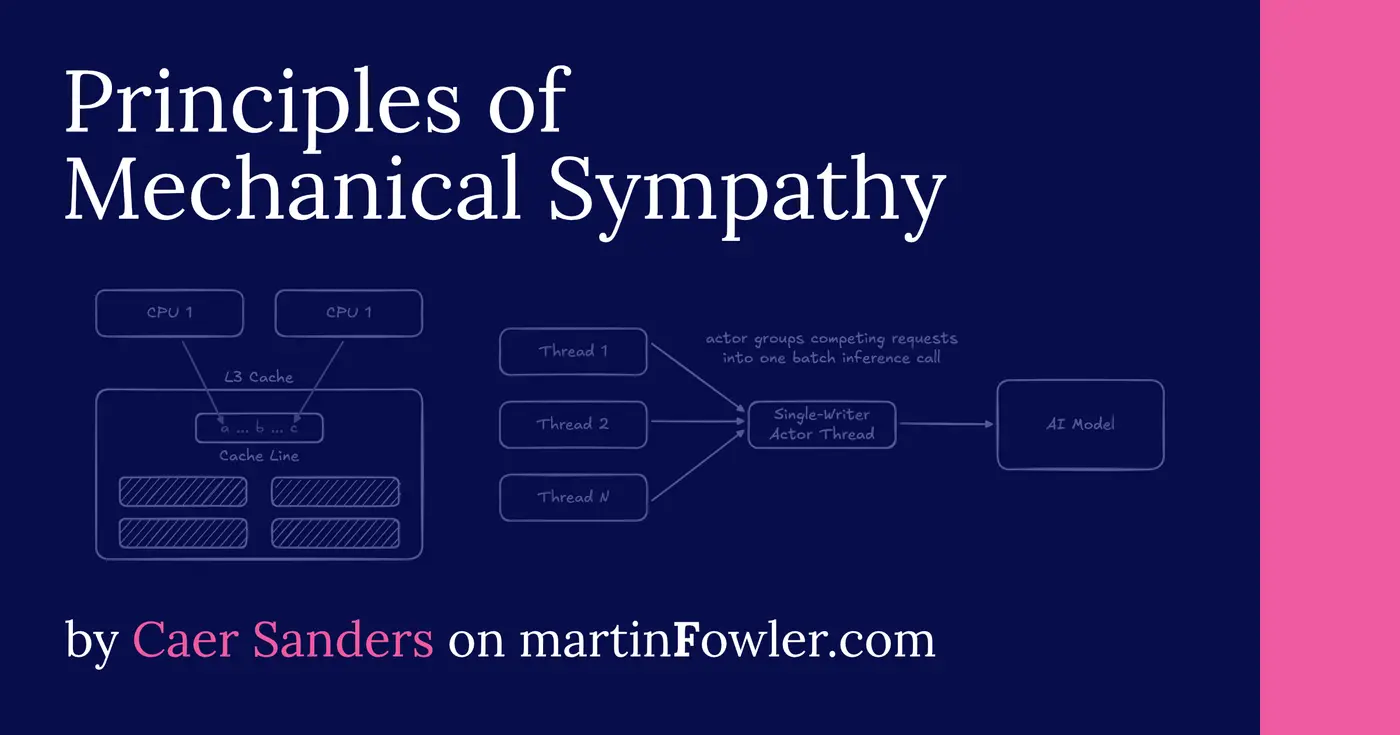 principles of mechanical sympathy