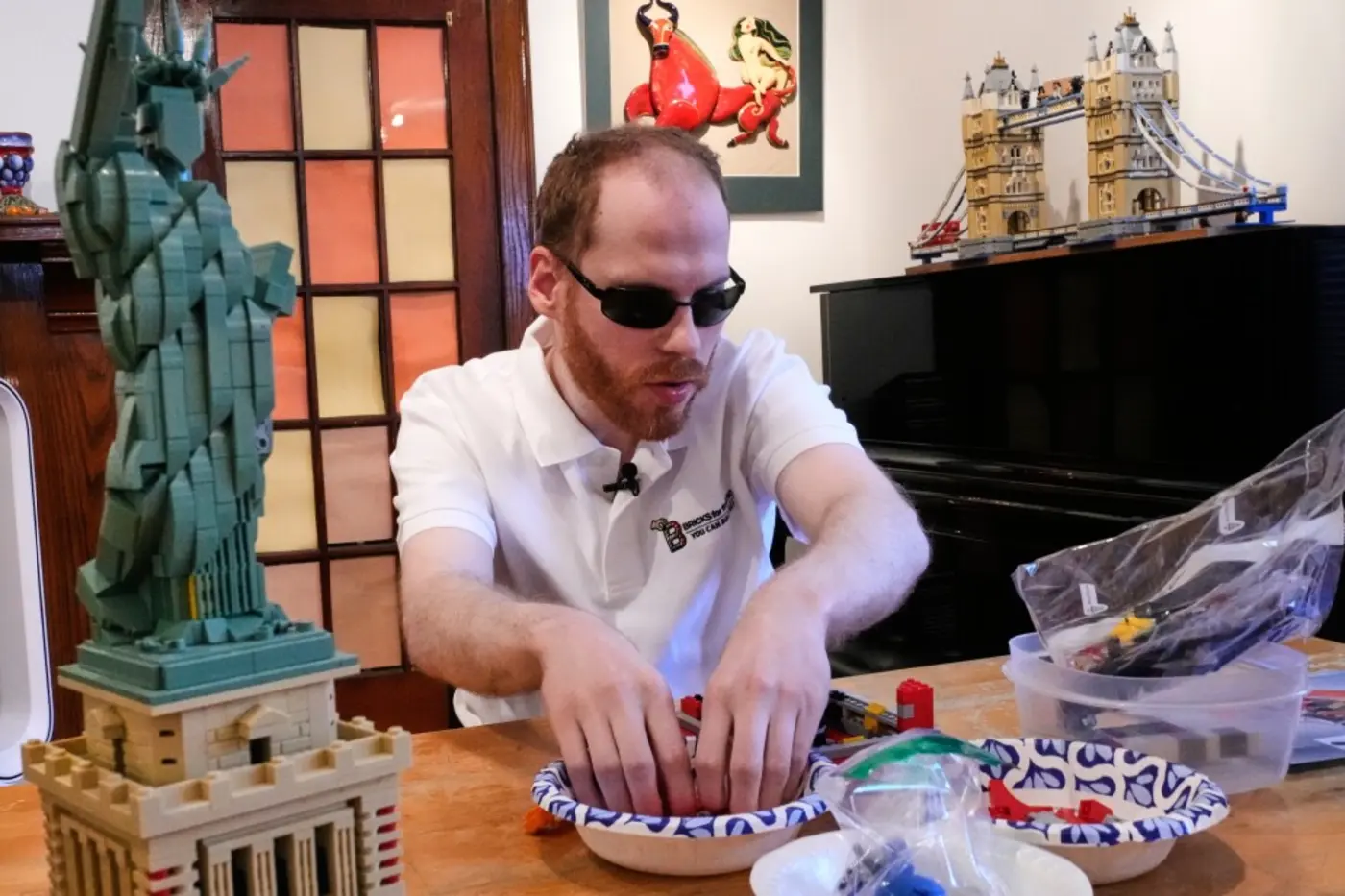 how a blind man made it possible for others with low vision to build lego sets