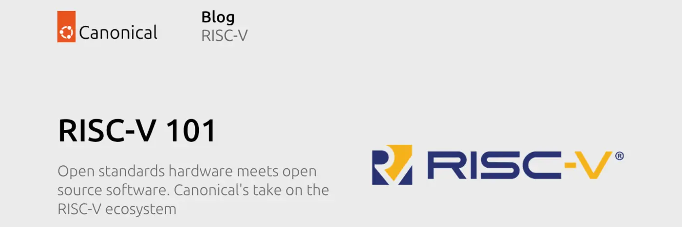 what is riscv and why it matters to canonical