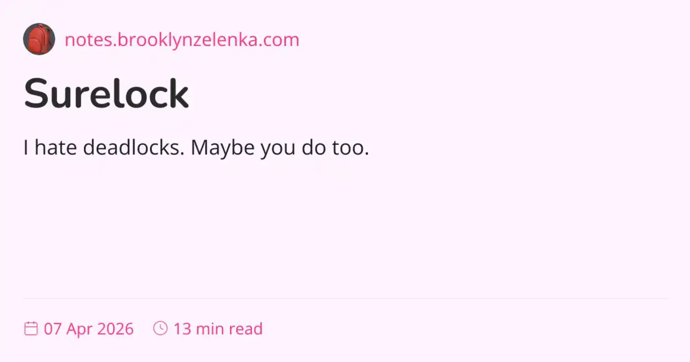 surelock deadlockfree mutexes for rust