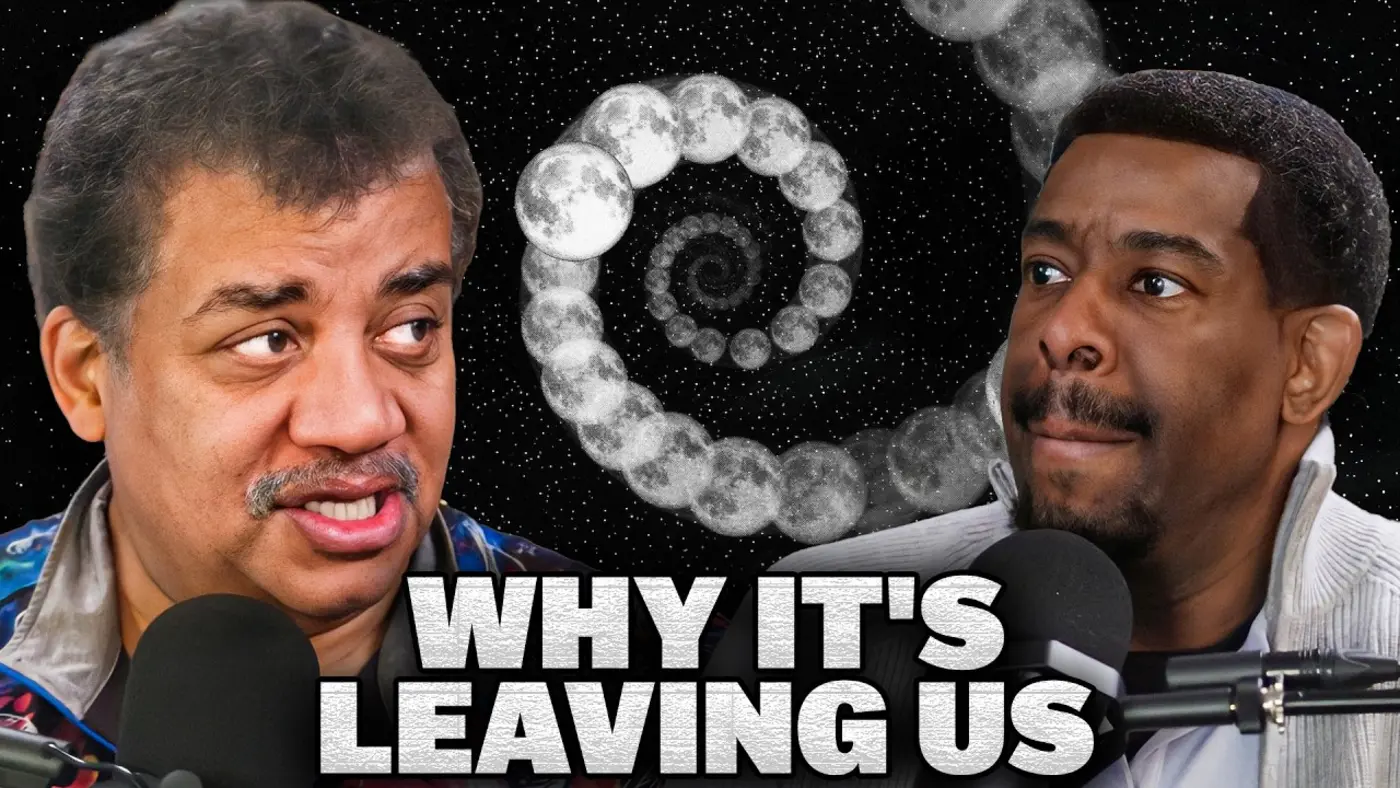 why the moon is spiraling away from us video