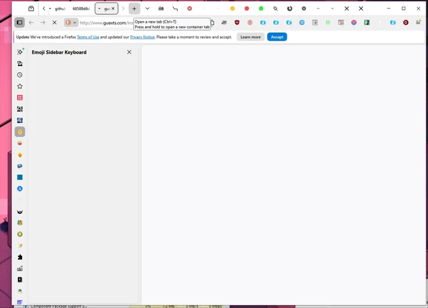 installing every firefox extension