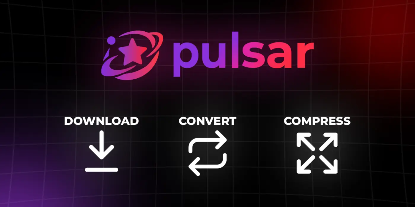 pulsar lightweight crossplatform gui for ffmpeg and ytdlp built with tauri