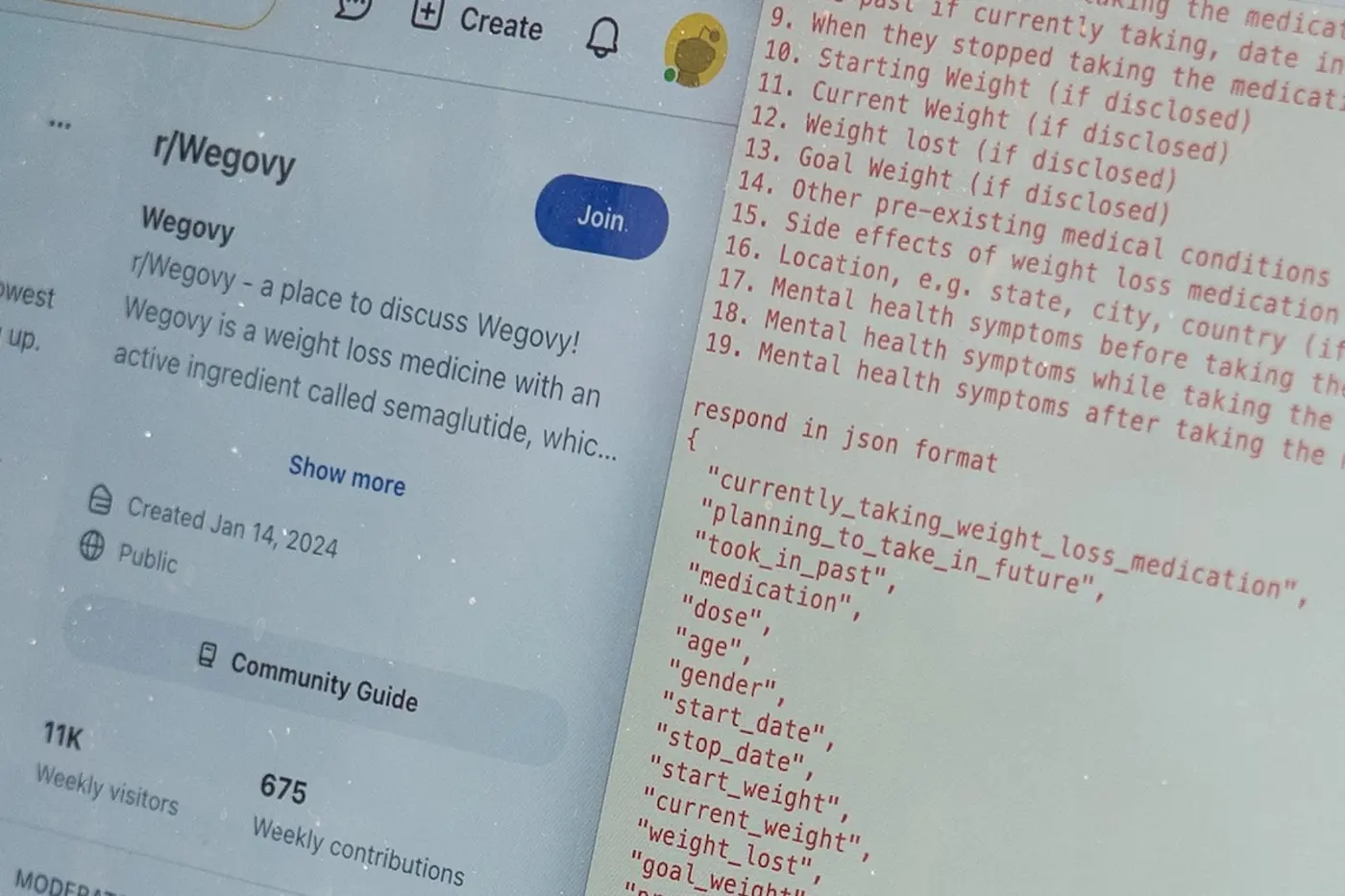 researchers used ai to analyze 400k reddit posts revealing glp1 side effects