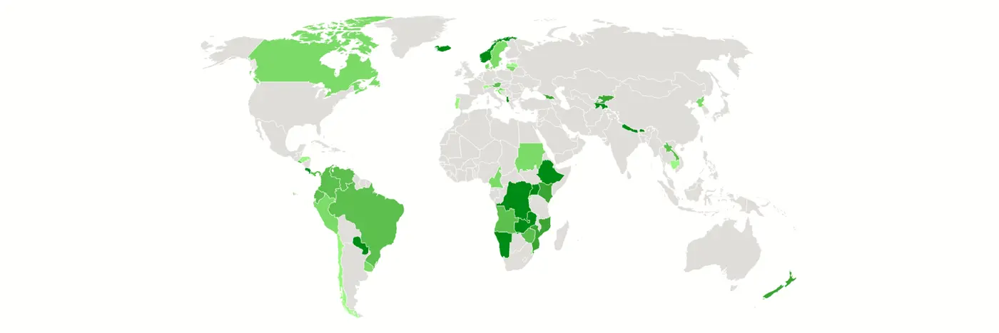 seven countries now generate 100 of their electricity from renewable energy