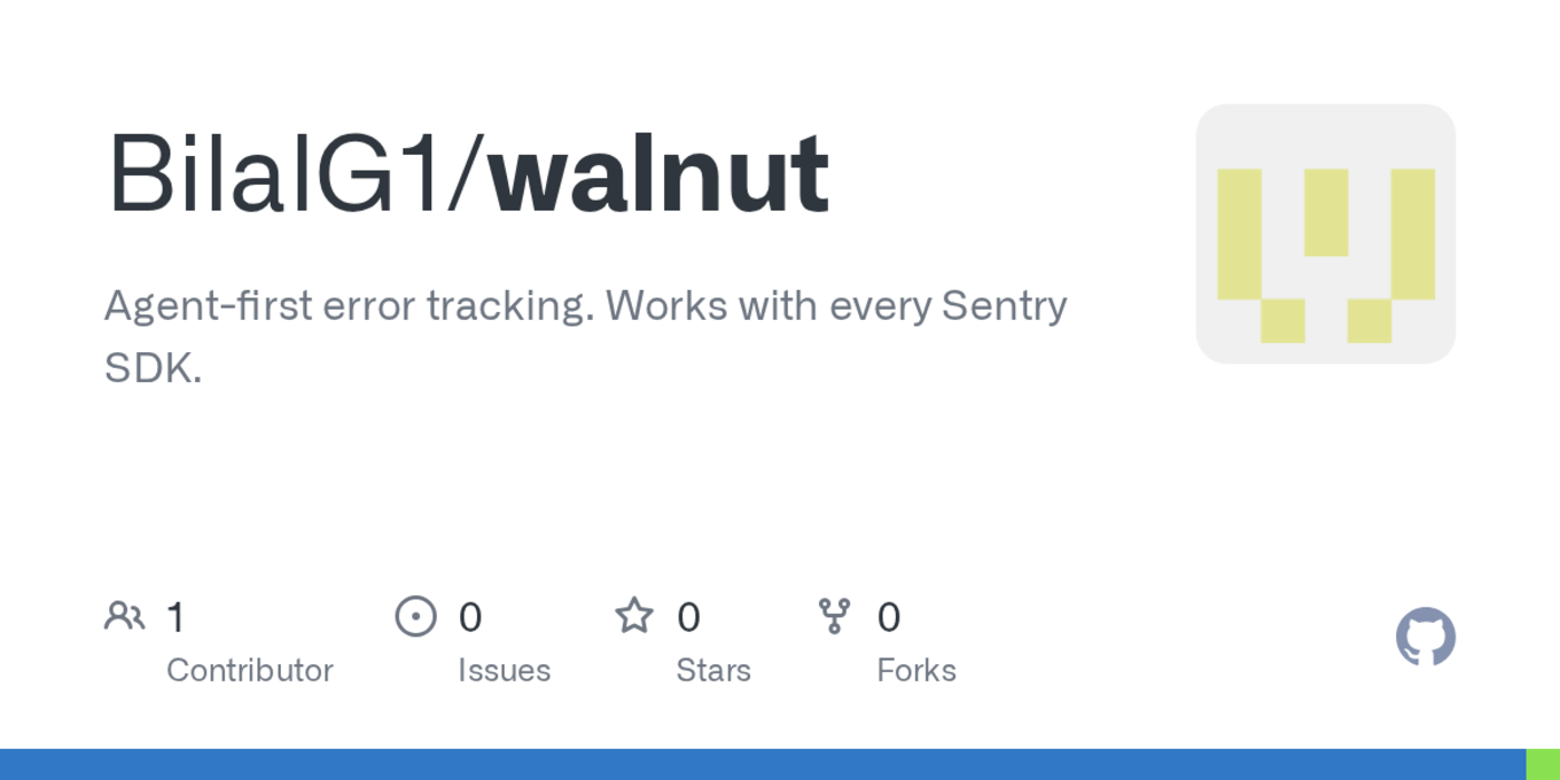 show hn walnut error tracking ai agents