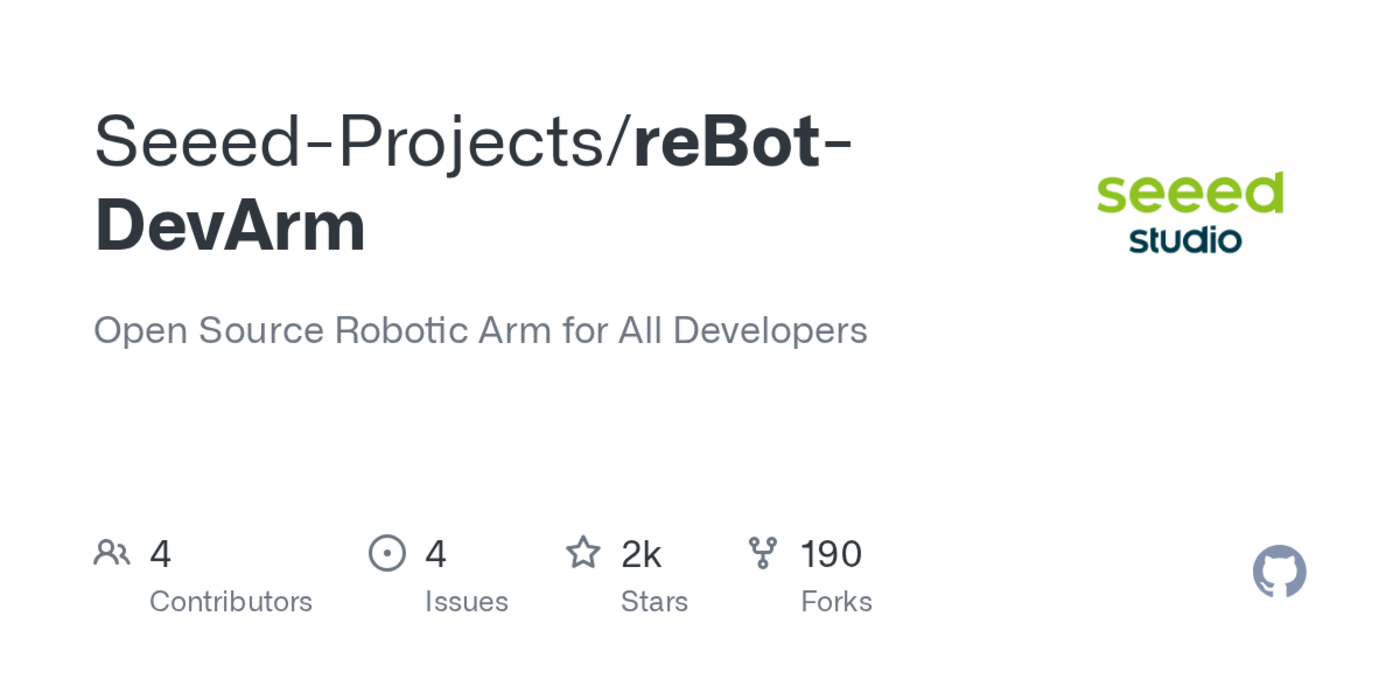 rebotdevarm opensource robotic arm