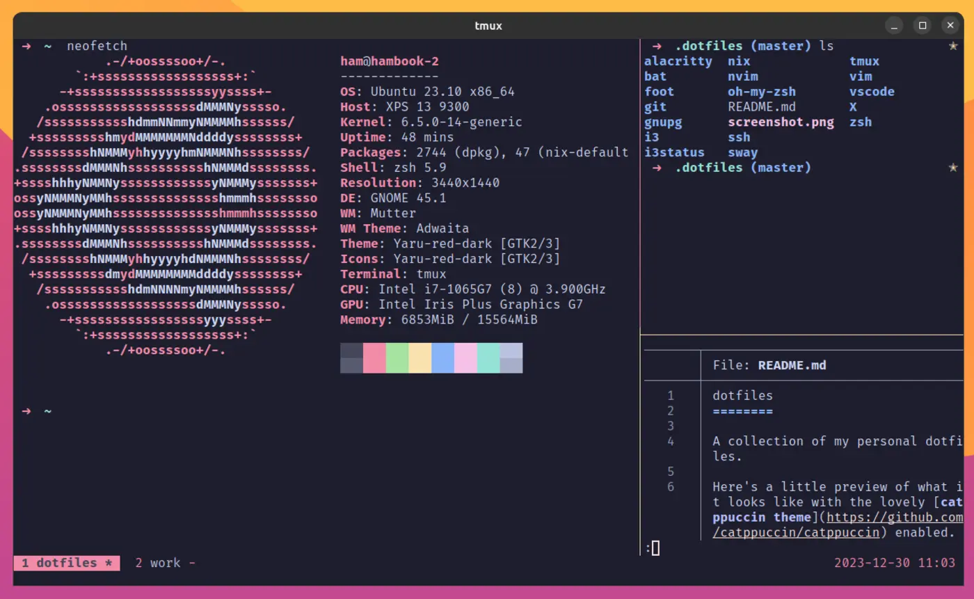 make tmux pretty and usable