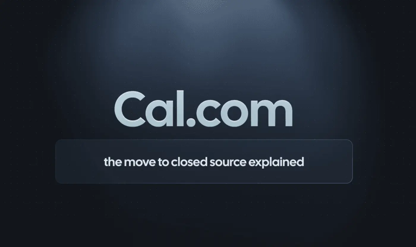calcom is going closed source