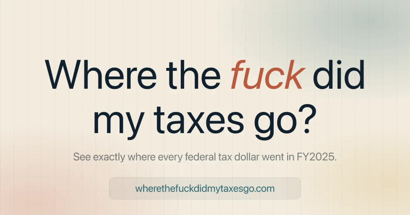 where the heck did my taxes go