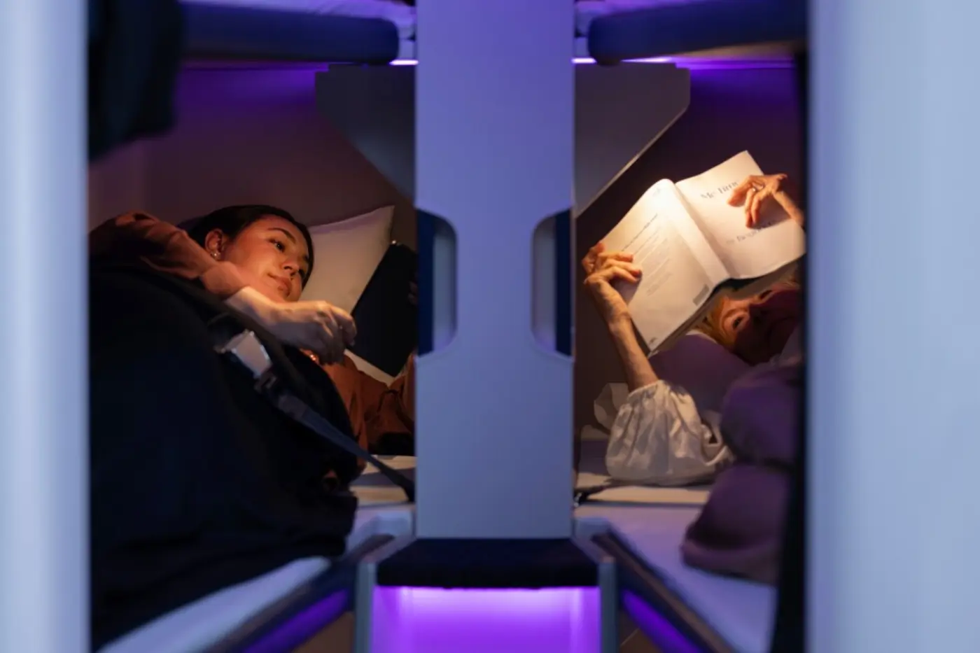 airline adds bunk beds for economy travelers but bans snacks smells and cuddles