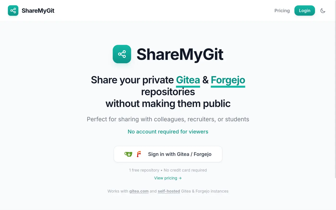 why does sharing a private gitea repo still need adding a collaborator in 2026
