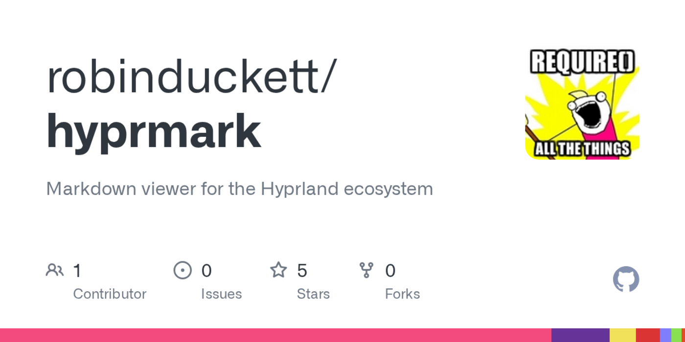 show hn hyprmark markdown viewer for the hyprland ecosystem
