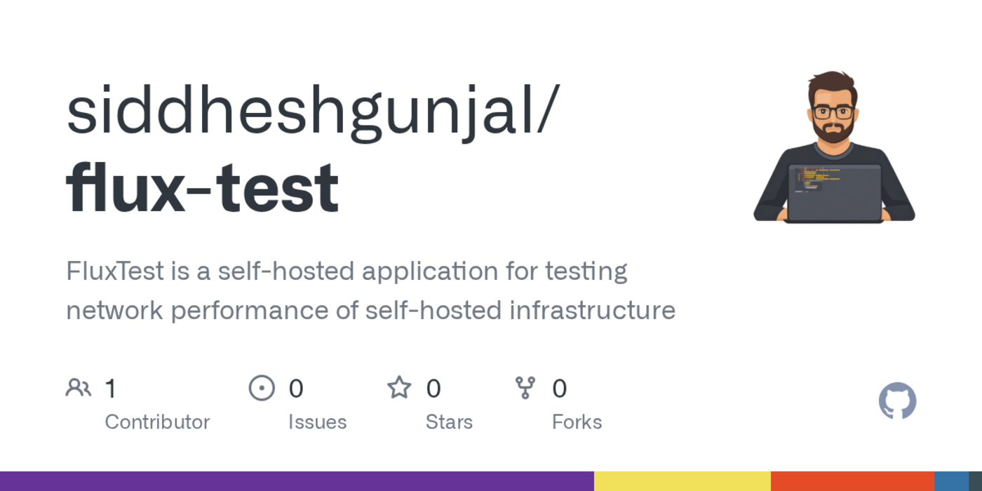show hn fluxtest for testing network performance of selfhosted infrastructure
