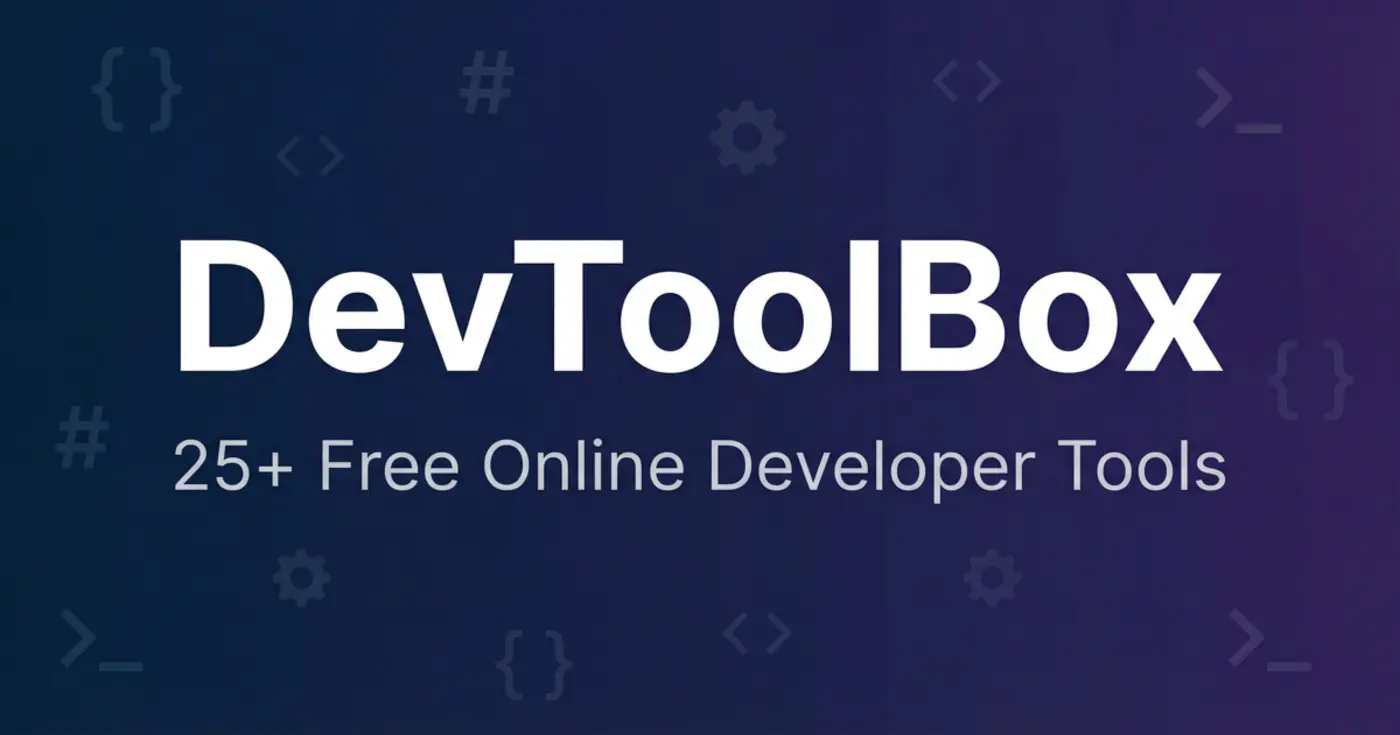 show hn devtoolbox 88 clientside developer tools no tracking 9 languages