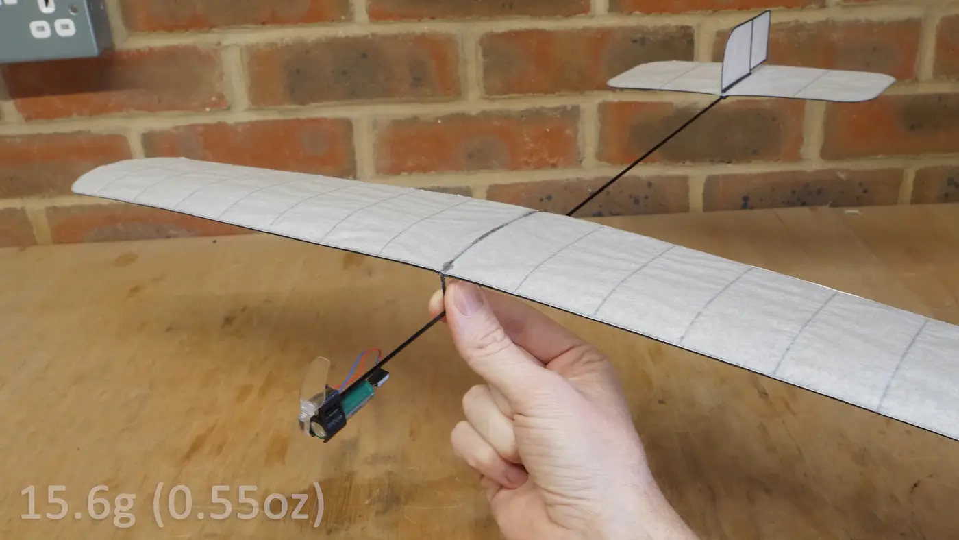 electric windup plane uses supercapacitors for free flight fun