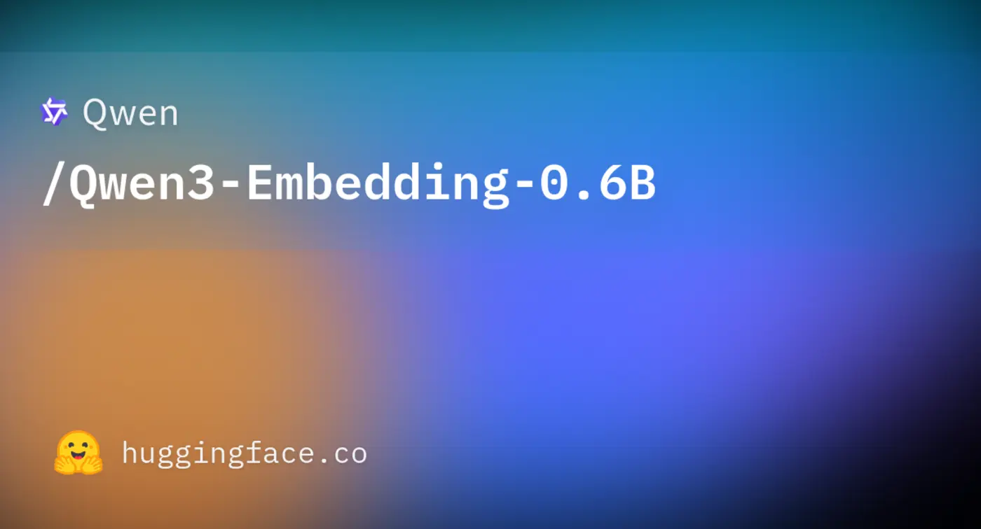 qwen releases qwen3embedding06b