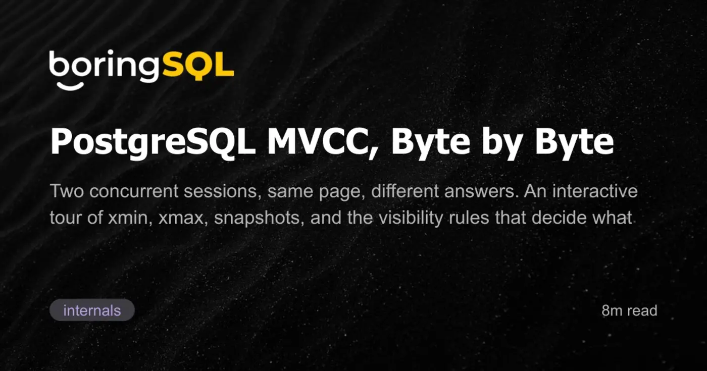 postgresql mvcc byte by byte